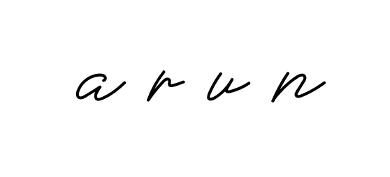 Handwritten Signature for A-r-u-n - Style 152 Online