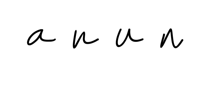 Handwritten Signature for A-r-u-n - Style 155 Online