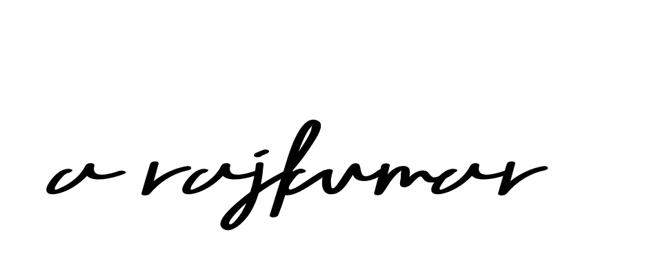 Handwritten Signature for A-rajkumar - Style 135 Online