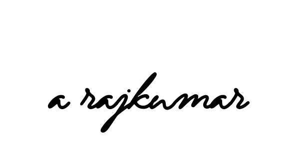 Handwritten Signature for A-rajkumar - Style 137 Online