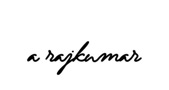 Handwritten Signature for A-rajkumar - Style 138 Online