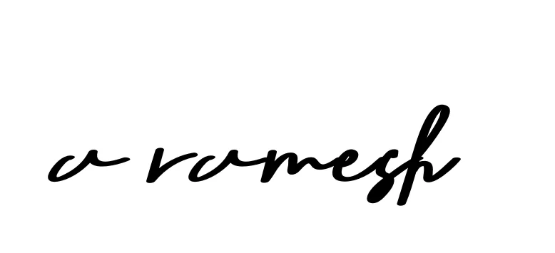 Handwritten Signature for A-ramesh - Style 135 Online