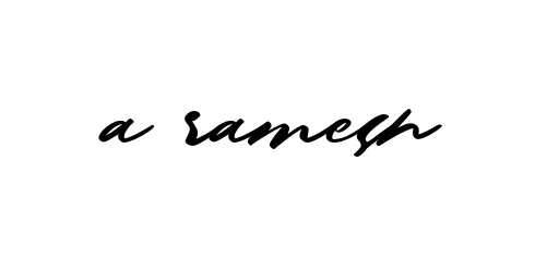 Handwritten Signature for A-ramesh - Style 140 Online