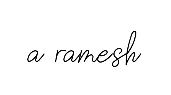 Handwritten Signature for A-ramesh - Style 145 Online