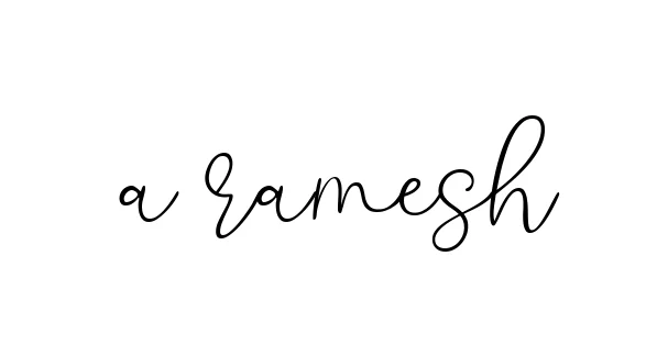 Handwritten Signature for A-ramesh - Style 147 Online