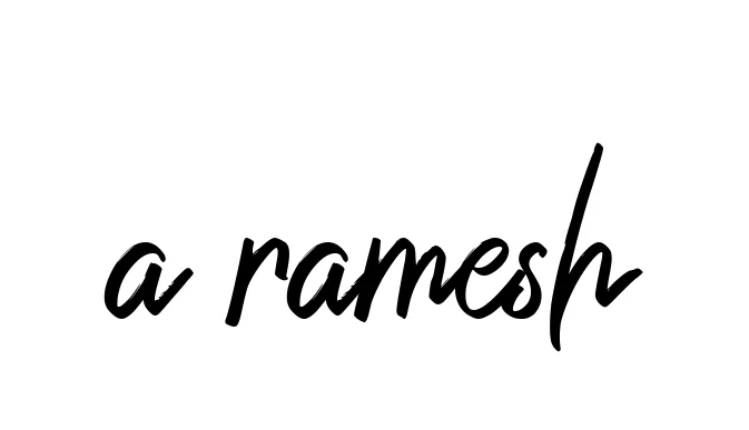 Handwritten Signature for A-ramesh - Style 149 Online