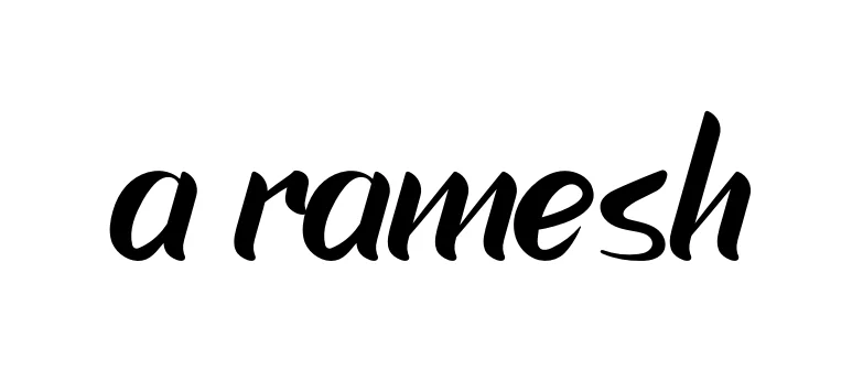 Handwritten Signature for A-ramesh - Style 153 Online
