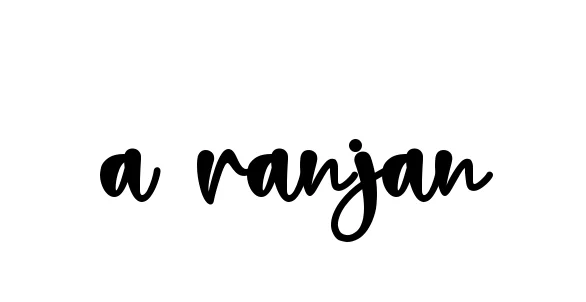 Handwritten Signature for A-ranjan - Style 136 Online