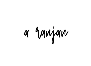 Handwritten Signature for A-ranjan - Style 143 Online