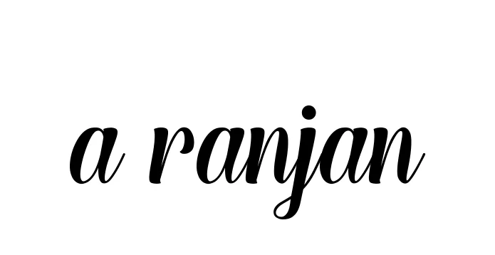 Handwritten Signature for A-ranjan - Style 148 Online