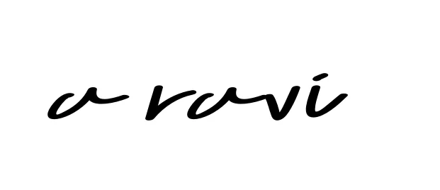 Handwritten Signature for A-ravi - Style 135 Online