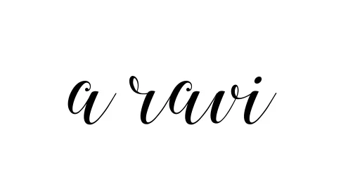 Handwritten Signature for A-ravi - Style 144 Online