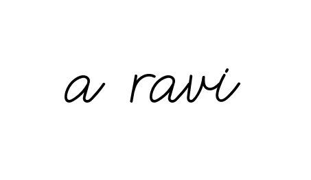Handwritten Signature for A-ravi - Style 145 Online
