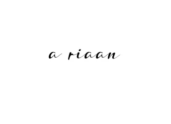 Handwritten Signature for A-riaan - Style 132 Online