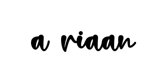 Handwritten Signature for A-riaan - Style 136 Online