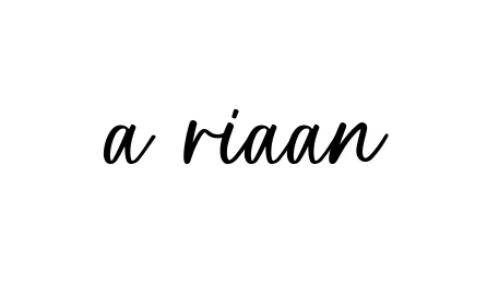 Handwritten Signature for A-riaan - Style 142 Online
