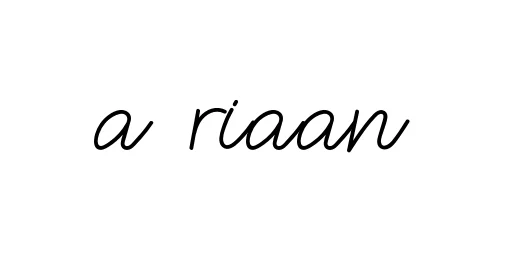 Handwritten Signature for A-riaan - Style 145 Online
