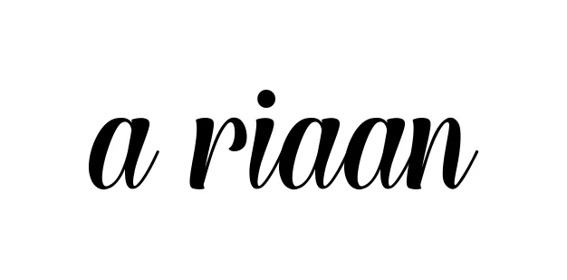 Handwritten Signature for A-riaan - Style 148 Online