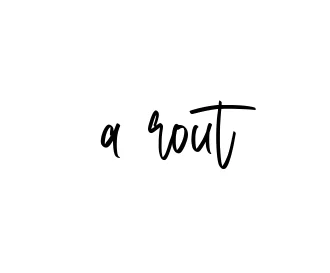 Handwritten Signature for A-rout - Style 143 Online
