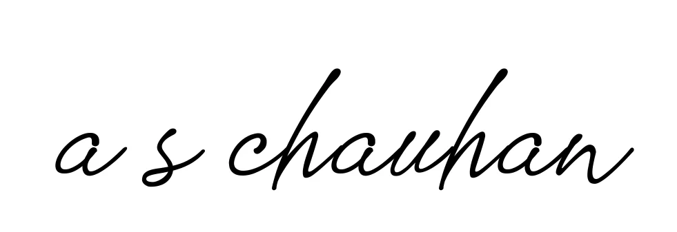 Handwritten Signature for A-s-chauhan - Style 151 Online