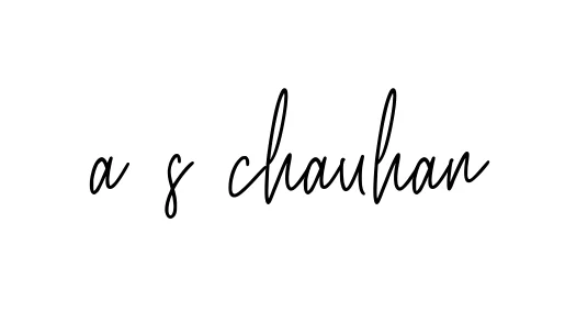 Handwritten Signature for A-s-chauhan - Style 154 Online