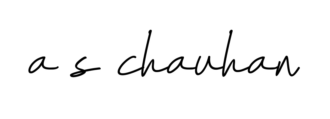 Handwritten Signature for A-s-chauhan - Style 155 Online