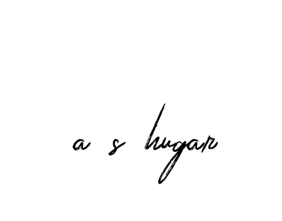 Handwritten Signature for A-s-hugar - Style 133 Online