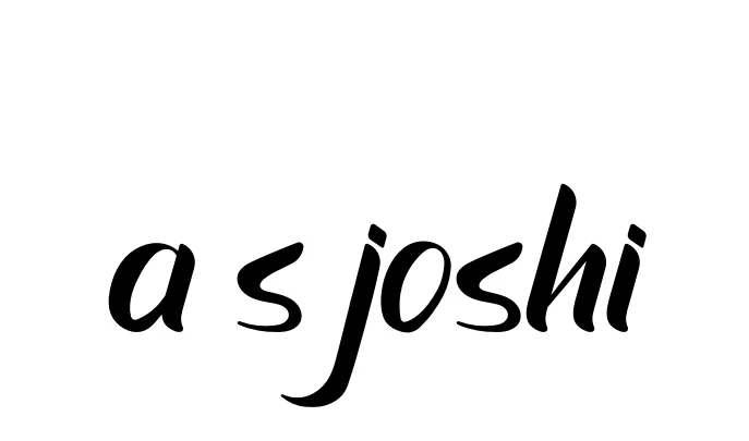 Handwritten Signature for A-s-joshi - Style 153 Online