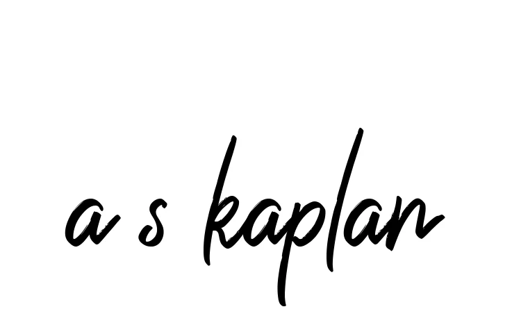 Handwritten Signature for A-s-kaplan - Style 149 Online