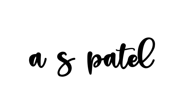 Handwritten Signature for A-s-patel - Style 136 Online