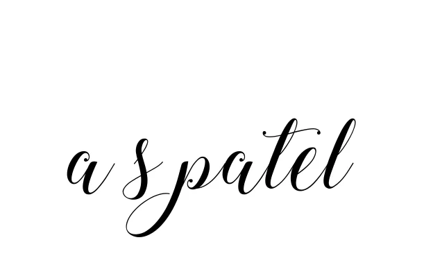 Handwritten Signature for A-s-patel - Style 144 Online