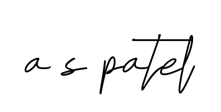 Handwritten Signature for A-s-patel - Style 155 Online