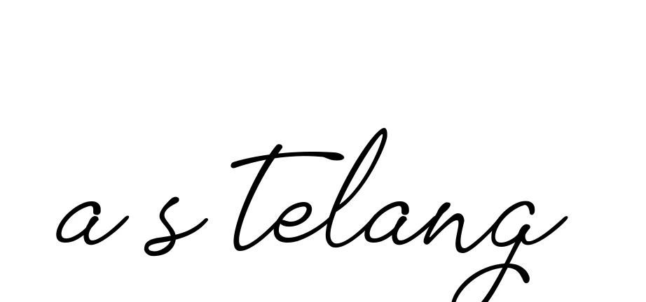 Handwritten Signature for A-s-telang- - Style 151 Online