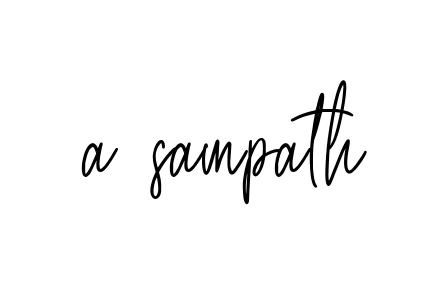 Handwritten Signature for A-sampath - Style 154 Online