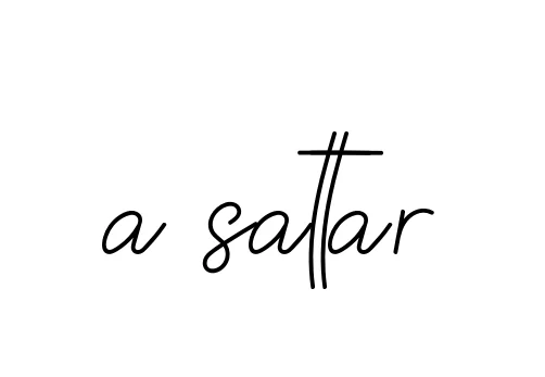 Handwritten Signature for A-sattar - Style 145 Online