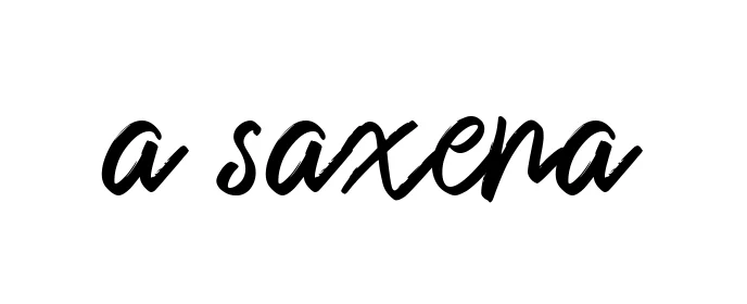 Handwritten Signature for A-saxena - Style 149 Online