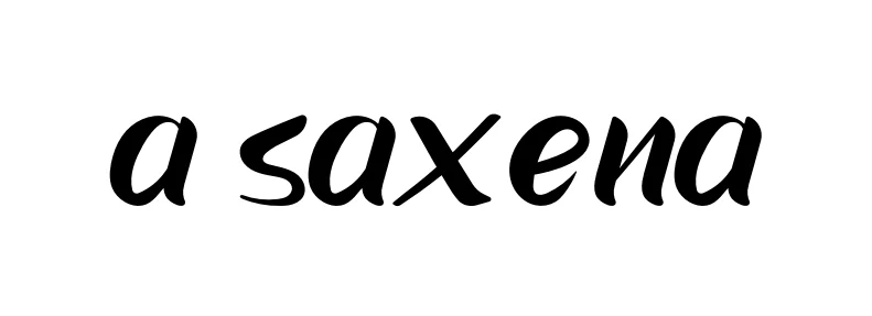 Handwritten Signature for A-saxena - Style 153 Online