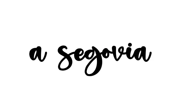 Handwritten Signature for A-segovia - Style 136 Online