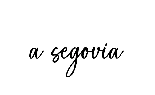 Handwritten Signature for A-segovia - Style 142 Online