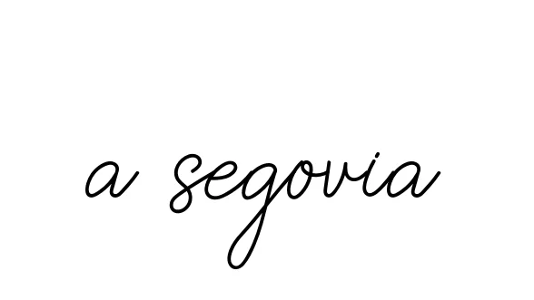 Handwritten Signature for A-segovia - Style 145 Online