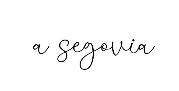 Handwritten Signature for A-segovia - Style 147 Online