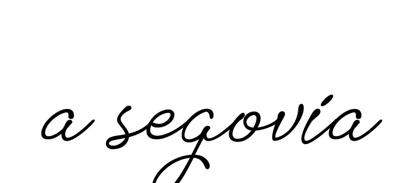 Handwritten Signature for A-segovia - Style 151 Online