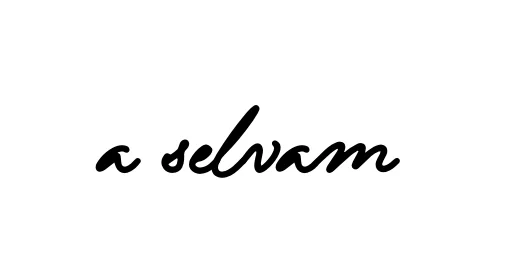 Handwritten Signature for A-selvam- - Style 138 Online