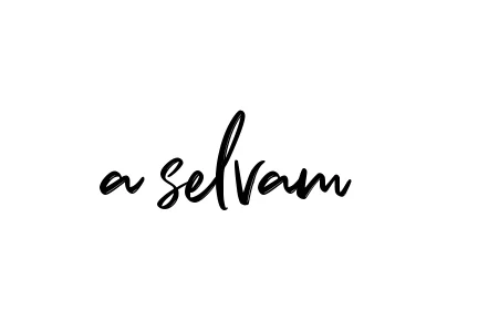 Handwritten Signature for A-selvam- - Style 141 Online