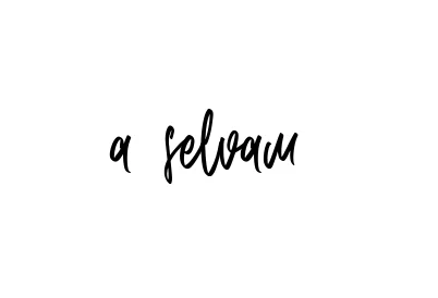 Handwritten Signature for A-selvam- - Style 143 Online