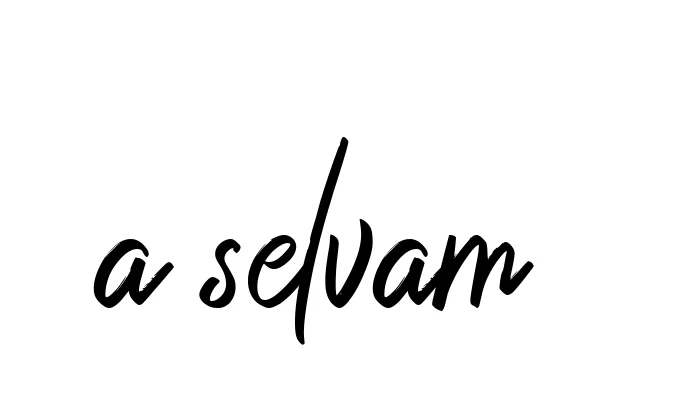 Handwritten Signature for A-selvam- - Style 149 Online