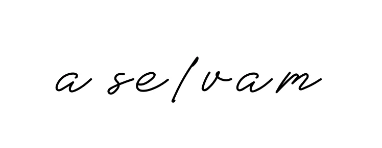 Handwritten Signature for A-selvam- - Style 152 Online