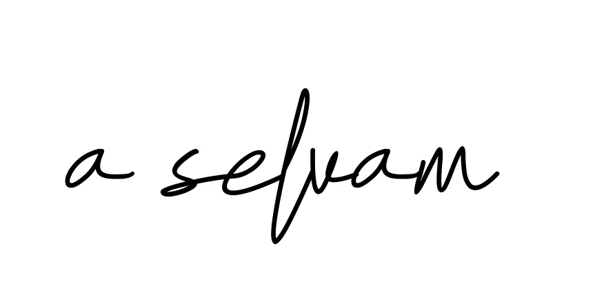 Handwritten Signature for A-selvam- - Style 155 Online