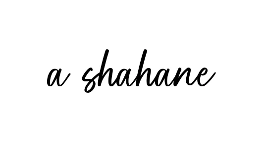Handwritten Signature for A-shahane - Style 142 Online