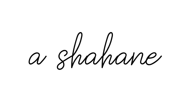 Handwritten Signature for A-shahane - Style 145 Online